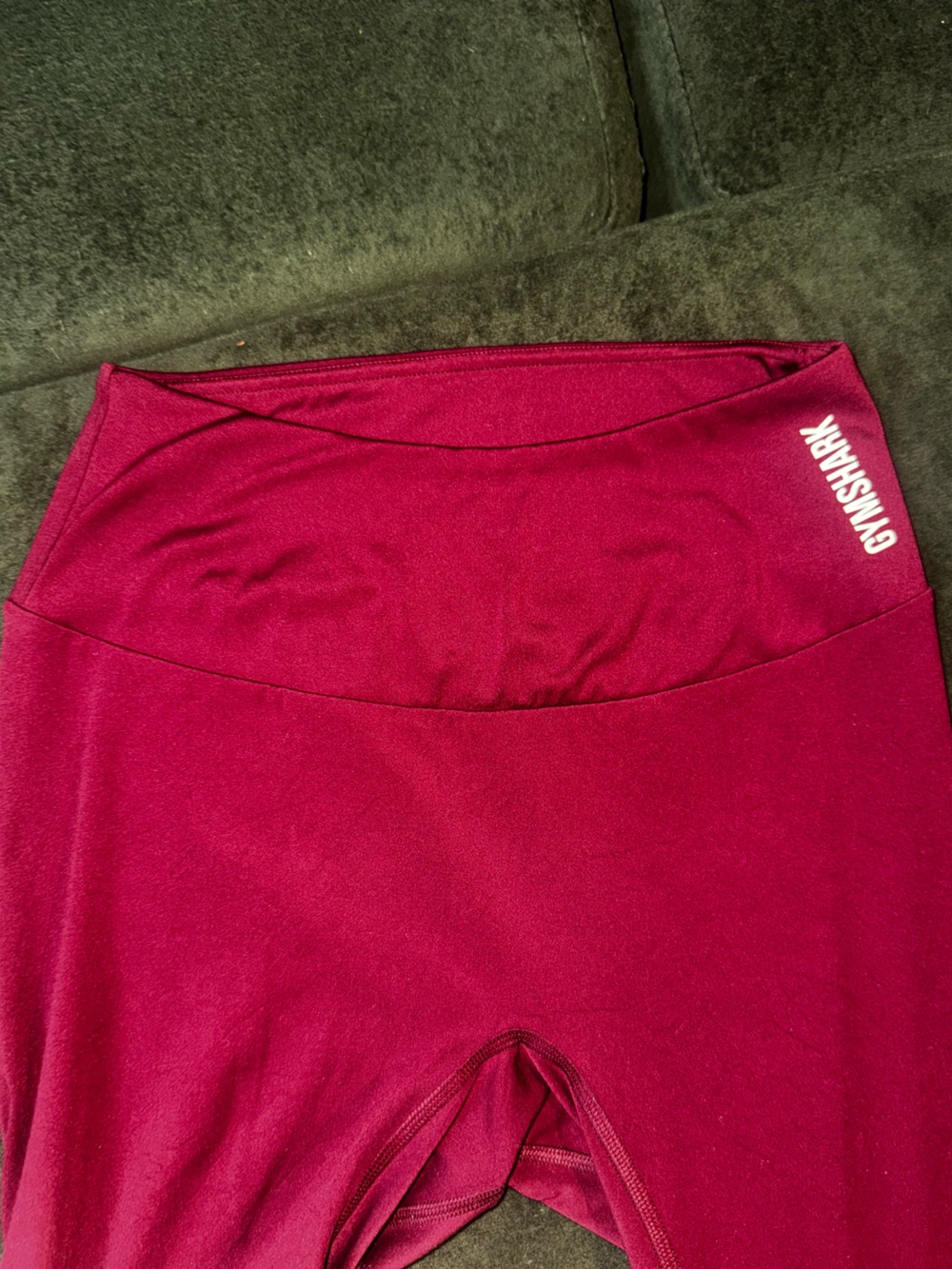 Gymshark Burgundy High-Waist Leggings